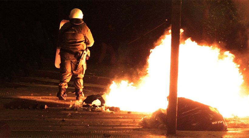 Επεισόδια πάλι στα Εξάρχεια το βράδυ της Πέμπτης